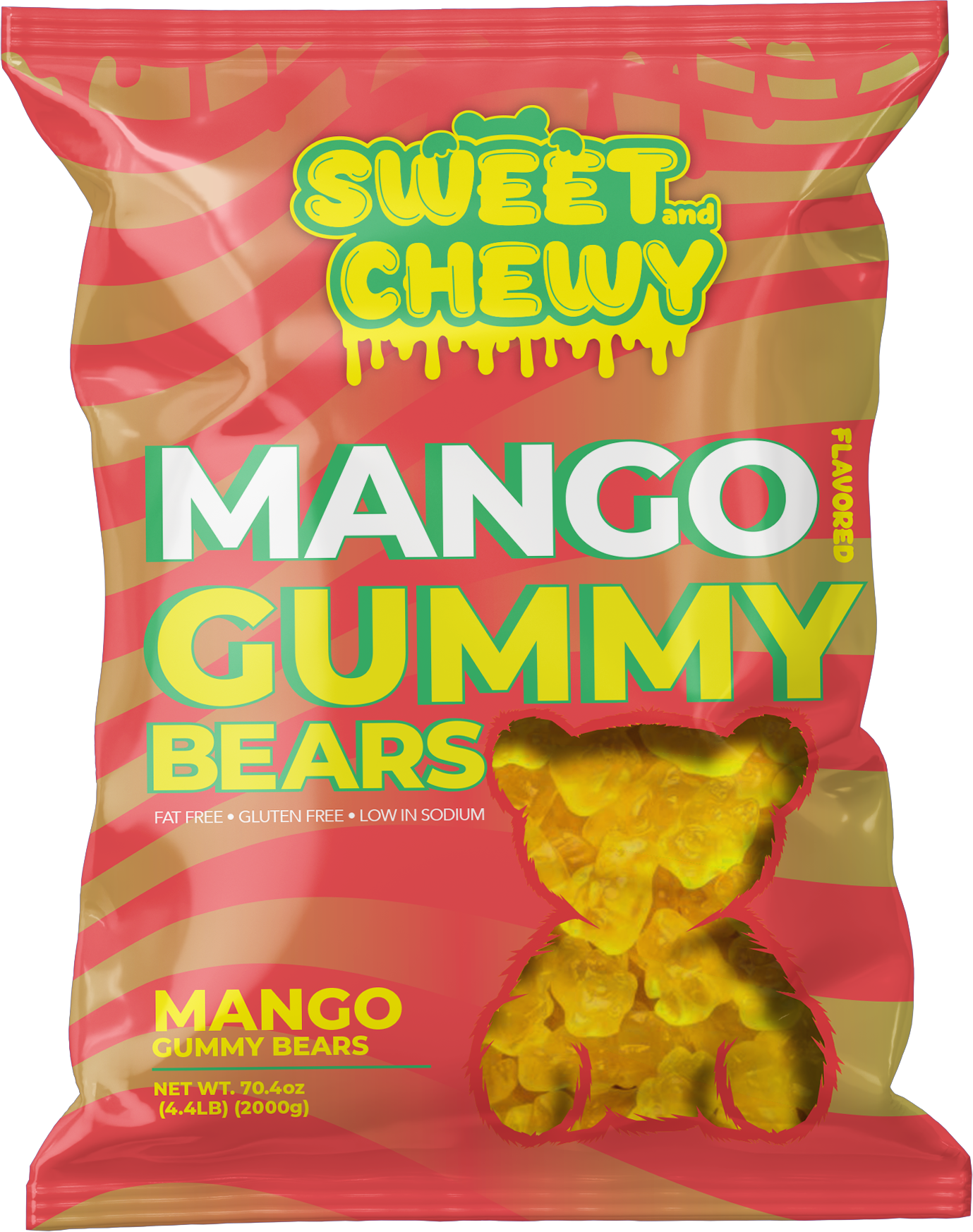 Sweet And Chewy Yellow Bear - Mango