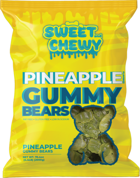 Sweet And Chewy Transparent Bear - Pineapple