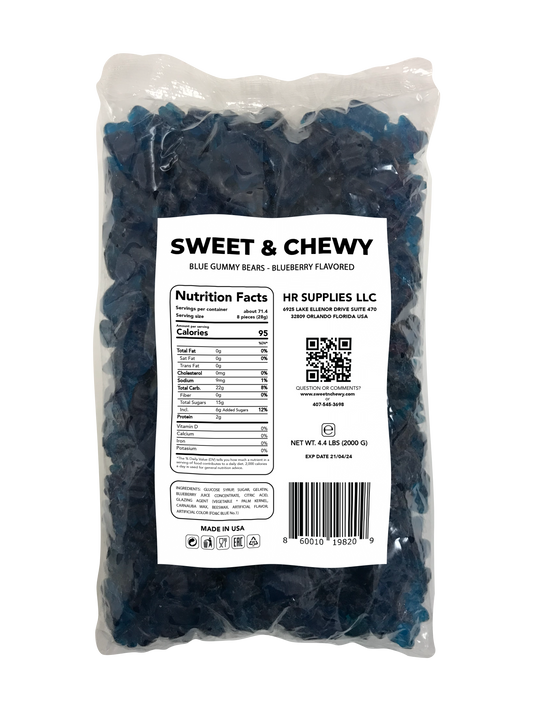 Sweet And Chewy Blue Bear - Blueberry